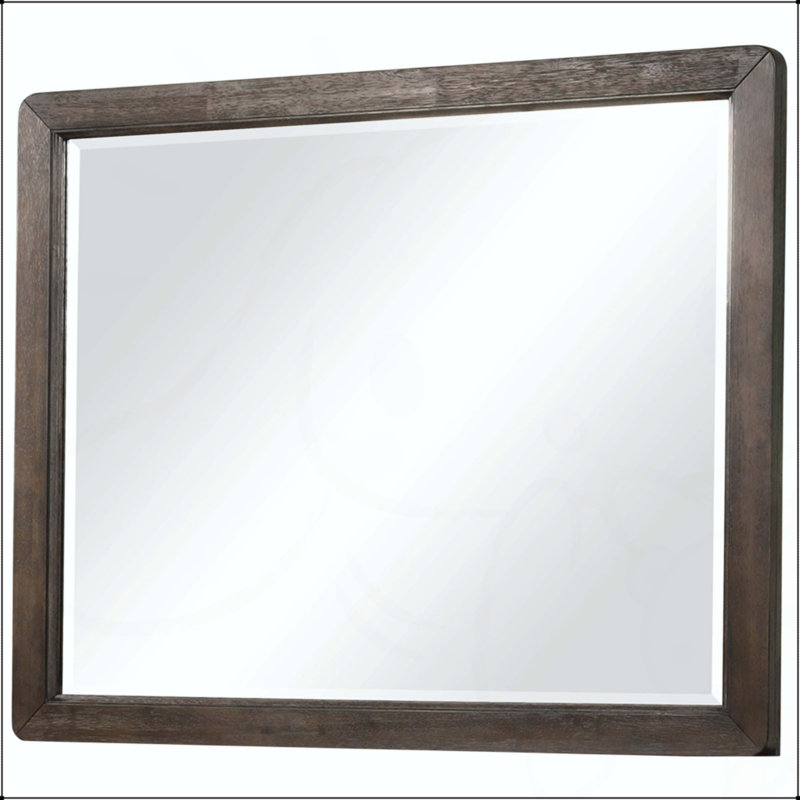 Miroir brun antique