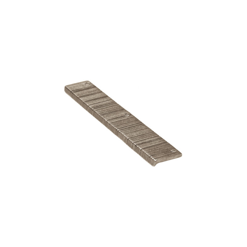 Brut Finger Pull, White Bronze Brushed