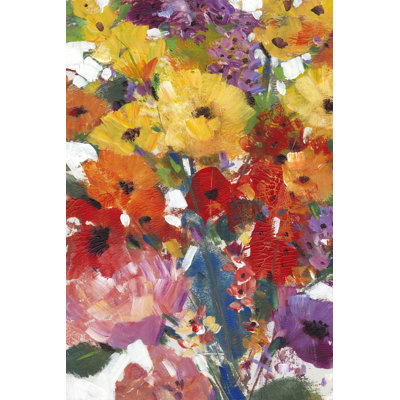 Fresh Floral II by Tim OToole - Wrapped Canvas Painting