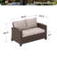 Salem Stylish Wicker Outdoor Patio Loveseat-86710792