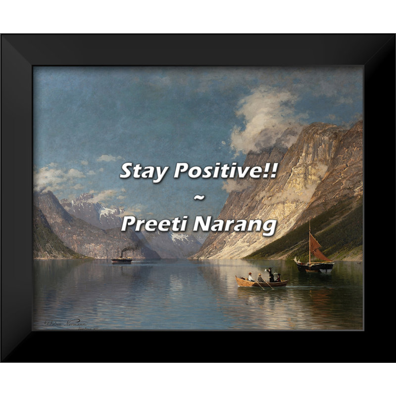 Citation de Preeti Narang: Restez positif!