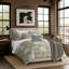 Ensemble de couvre-lit / mélange de lin français / beige-381270891