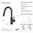 KIBI Luxe Pull Down Kitchen Faucet-53136774