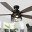 Ventilateur de plafond encastré 52 po 52 po Industrial 