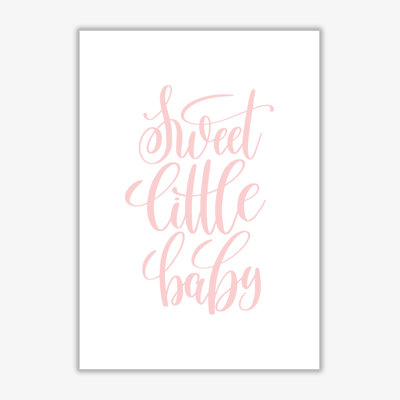 Sweet Little Baby - Print