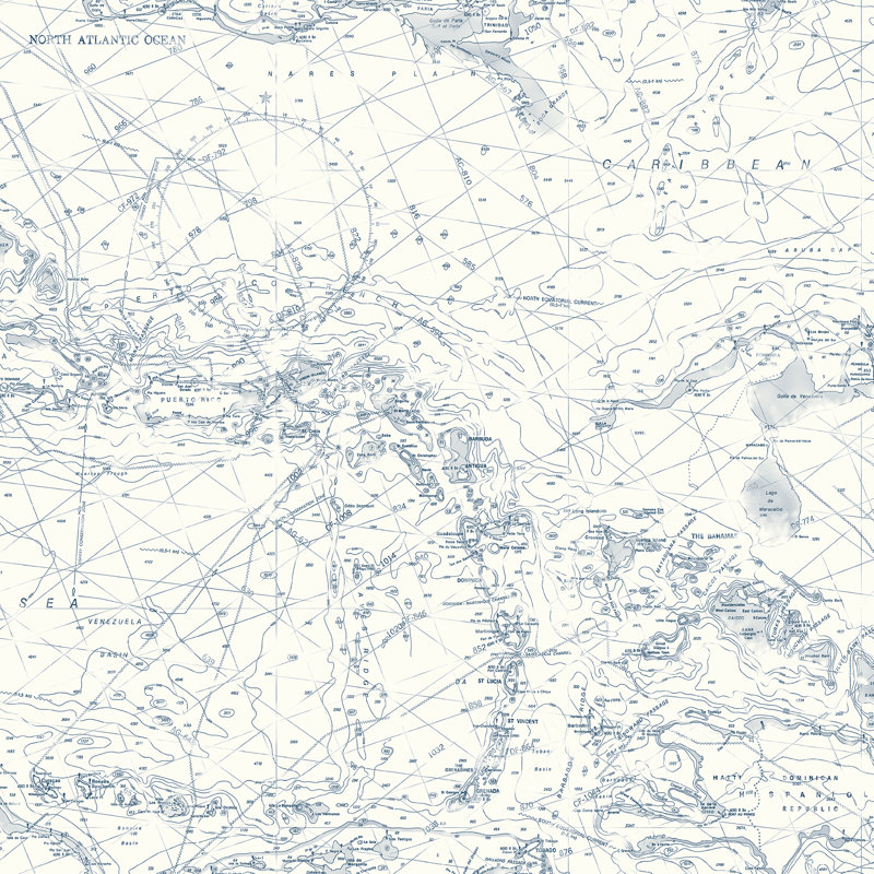 Rouleau de papier peint Chana, Marine