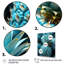 «Blue Pineapples Photo I», art mural ananas-100415231-100415222