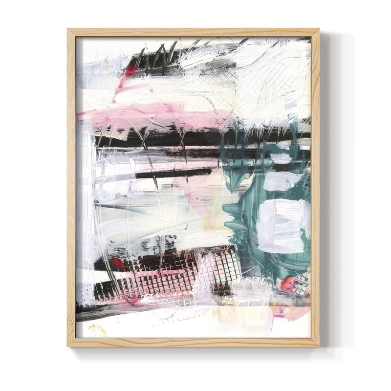 Parade I, reproduction encadrée - bois massif, Naturel, H 11 po x l 9 po