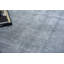 Serenity Hand Loomed Striped Area Rug in Black/White