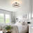 6-light Modern Semi Flush Mount
