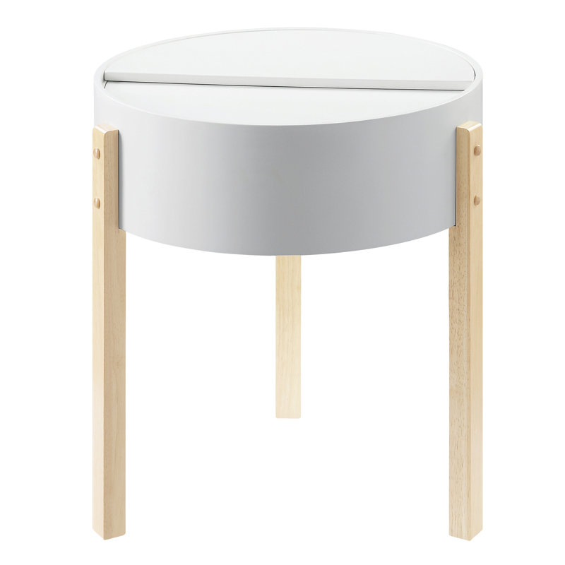 Table de bout avec rangement dissimulé