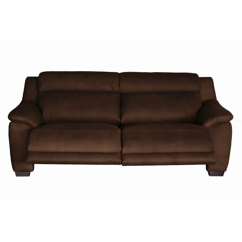 Nedia 2-Seat Power Reclining Upholstered Sofa, Brown