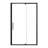 Scalable Adjustable Frame Shower Door With 1/4"(6Mm) Clear Tempered Glass,Transparent Safety Film For Glass,Aluminium Alloy