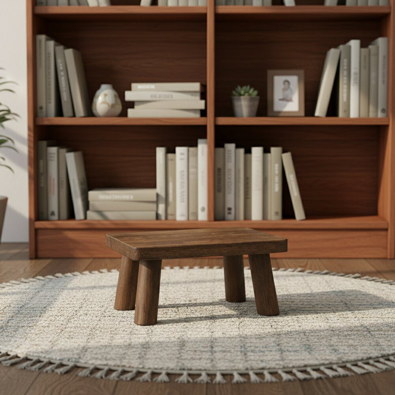 Accent Stool, Dark Toasted