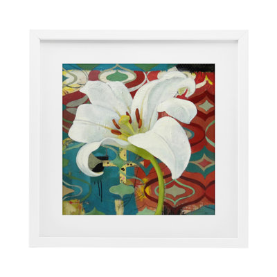 In The Spotlight Lily Framed Print Under Glass, design by Pierre-Auguste Renoir