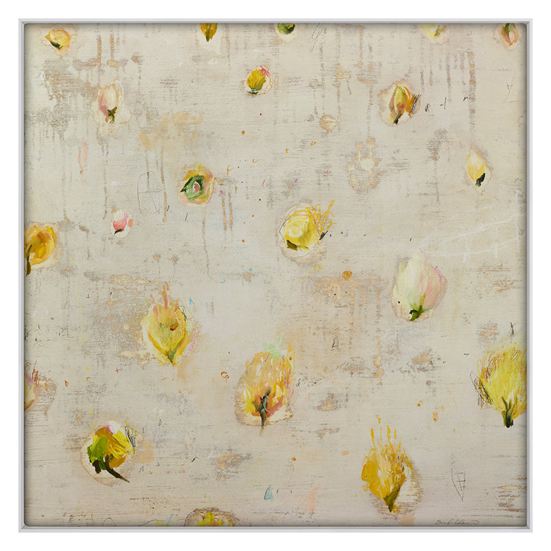 Splendour 4 Print by Atkinson, Sarah, 36'' H x 36'' W, White Floater Framed
