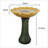 Cherysse Concrete / Cement Pedestal Birdbath