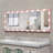 Full Length Mirror with Lights Full Body Vanity Mirror with 3 Color Modes Wall Lighted Standing Floor Mirror