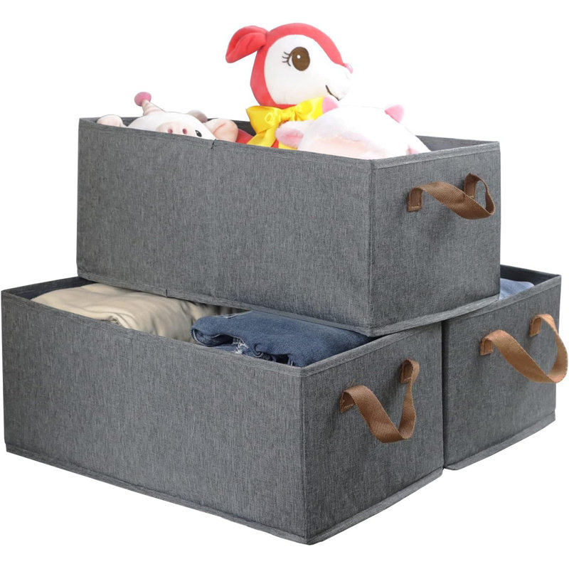 3-pack Large Foldable Storage Bins
