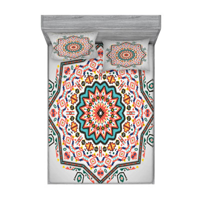 Microfiber Damask Sheet Set