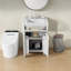Meuble-lavabo simple 24,21 po avec plateau en céramique Voight