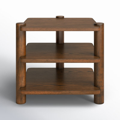 Hepburn 3 Shelf Wood Accent Table