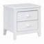 Table de chevet, table de chevet à 2 tiroirs pour chambre à coucher, table de chevet rétro au design classique-52599591