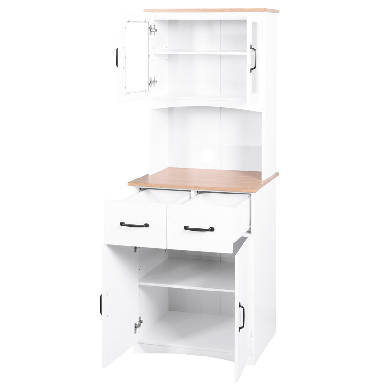 Armoire de rangement de cuisine blanche