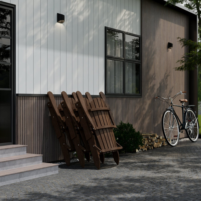 Heritage Folding Adirondack Chair, Tudor Brown
