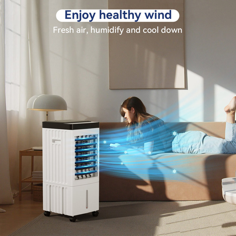 Unité de climatisation et d'humidification pour ventilateur 1170 CFM avec télécommande