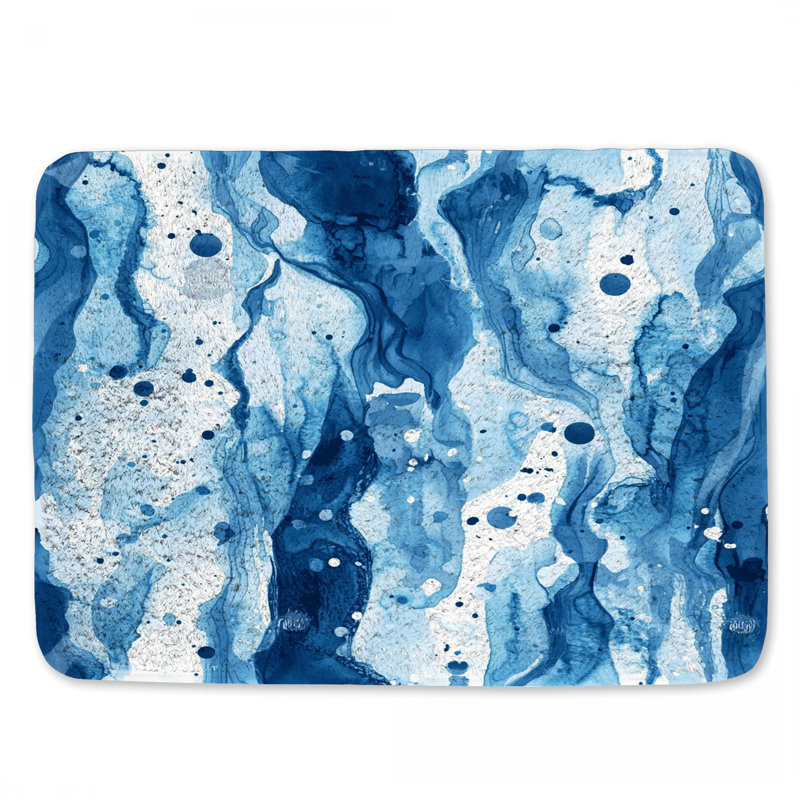 Tapis de bain Watercolors, L 24 po x l 17 po
