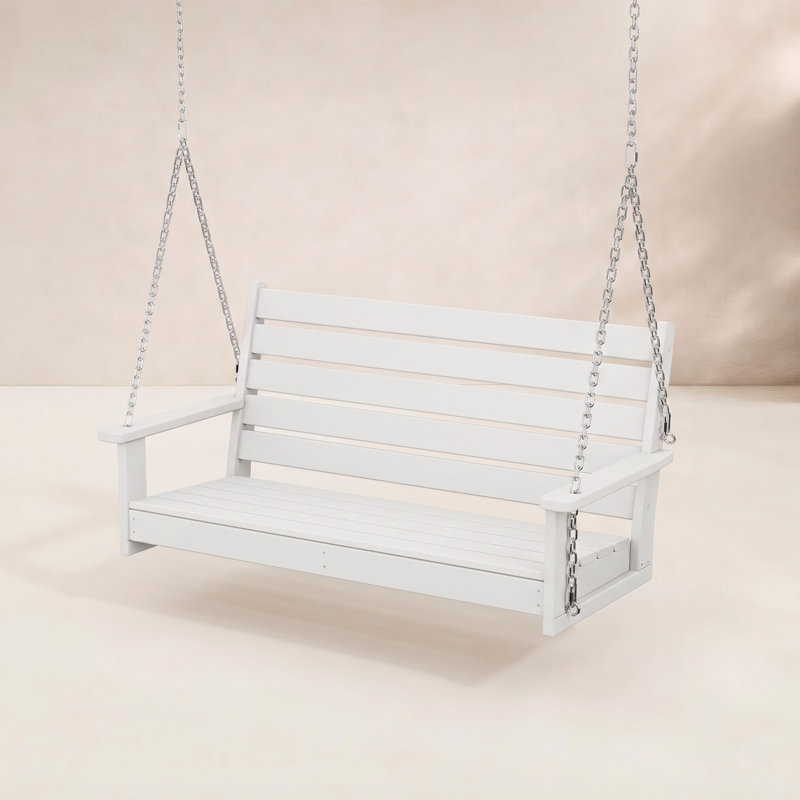 Balancelle 2 personnes POLYWOOD Monterey Bay, Blanc classique