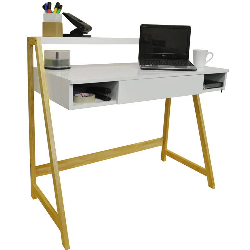 Efimenko Solid Wood Base Writing Desk