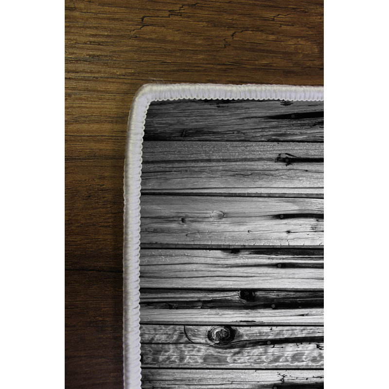 Tapis noir de qualité supérieure, 4,6 x 7,2 pieds | 100% polyester, 650 g / m², hauteur des poils de 0,2 po | Pois en PVC lavable à la machine, antibactérien, écologique et antidérapant | Ajout élégant pour le décor du salon et de la chambre à coucher