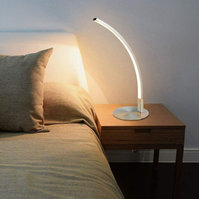 Spiral Macy-Rose Metal Desk Lamp