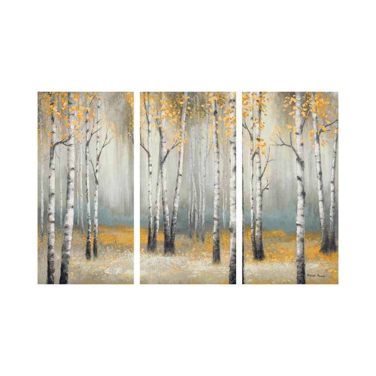 Golden September Birch by Michael Marcon - No Frame Gallery-Wrapped Canvas Giclée on Canvas