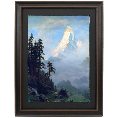 Lever de soleil sur le Cervin par Albert Bierstadt