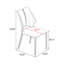 Chaise d'appoint à dossier solide (ensemble de 2)-798117405