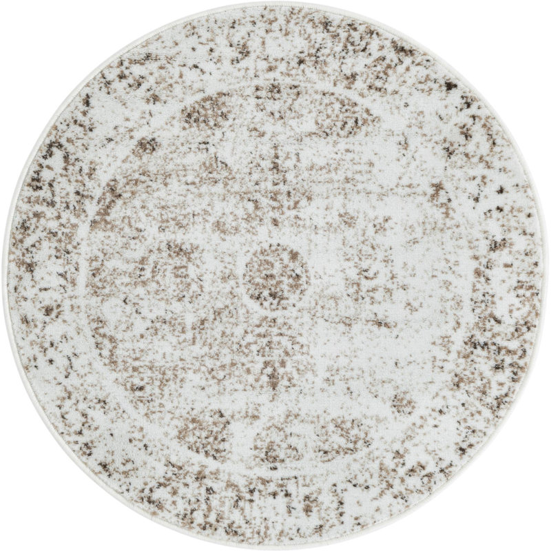 Mangine Indoor Rug, Round 3'3"