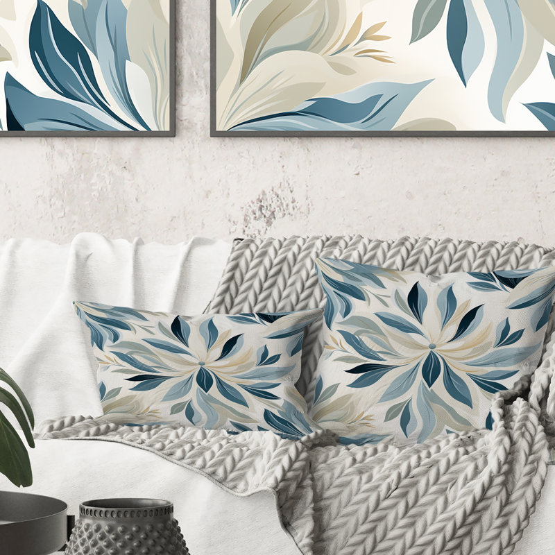 Floral Throw Pillow