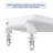 Commercial Heavy Duty Open Front Toilet Seat Without Cover Will Never Loosen And Reduce Call-Backs