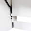Lit escamotable avec bureau, mobilier de chambre idéal pour les petits espaces, lits gigognes horizontaux et verticaux et meubles peu encombrants, lits pliables (simple horizontal)