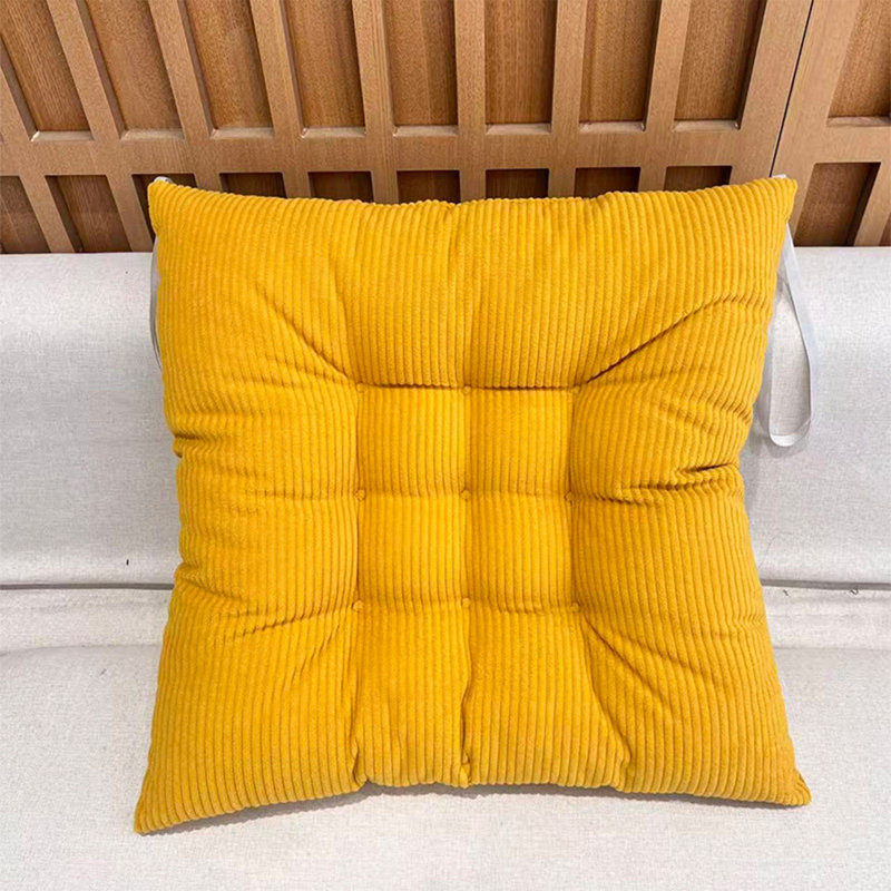 Corduroy Seat CushionSoft Comfortable Chair Pad NonSlip Breathable For Office ChairHome Sofa Car Seat Dining Chair Decorative