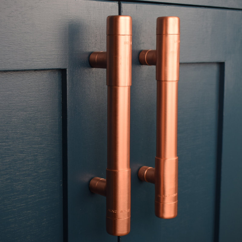 Copper Pull Handle - T-Shaped (Thick Bodied)