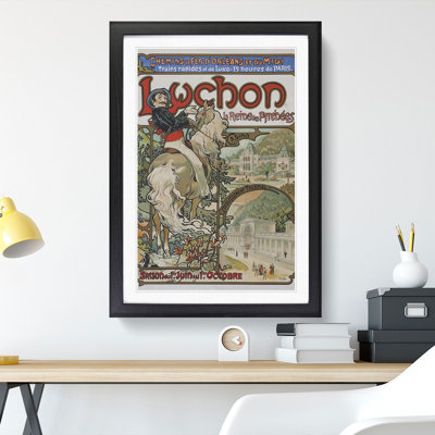 Luchon by Alphonse Mucha - Picture Frame Painting