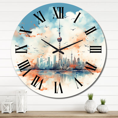 Curlene Metal Wall Clock