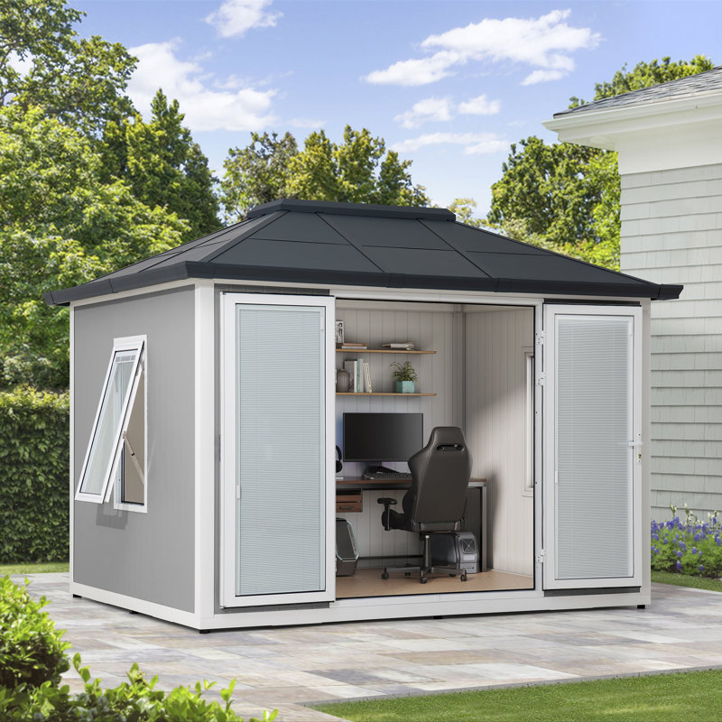 Riga 12 ft. 6 in. W x 9 ft. 9 in. D Garage Shed