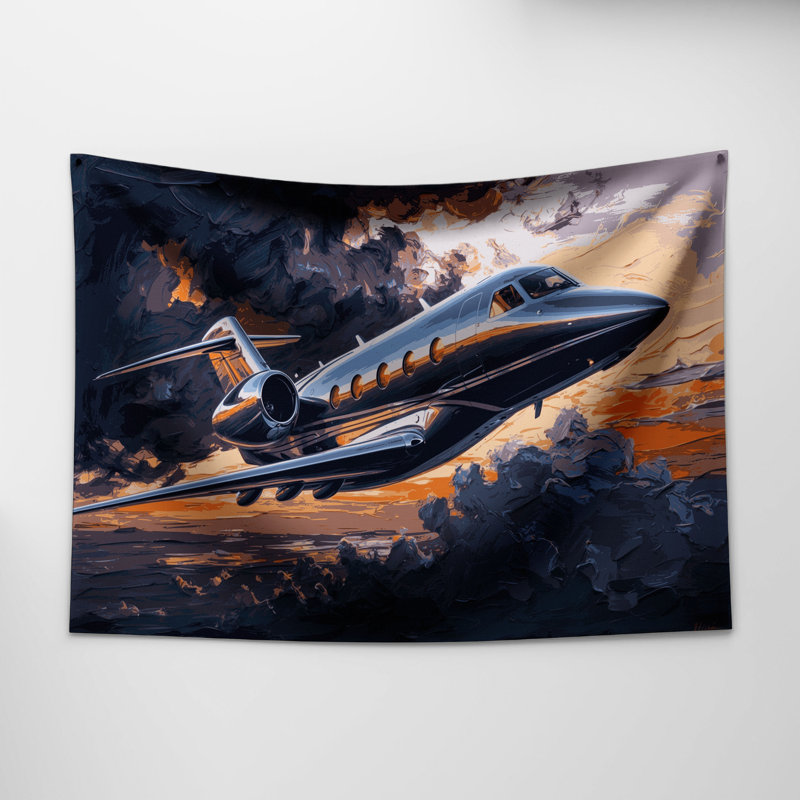 Tapisserie murale Trans Jet, 51 po x 60 po