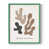Green Single Picture Framed
