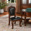 Chaise d'appoint en cuir végétalien Ilynn-535824543